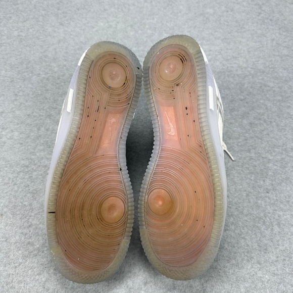 Nike Air Force 1 React QS Gray White Size 10 CQ8879 100 Swoosh Classic - Picture 12 of 13